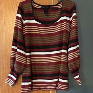 Striped Long Sleeve Top